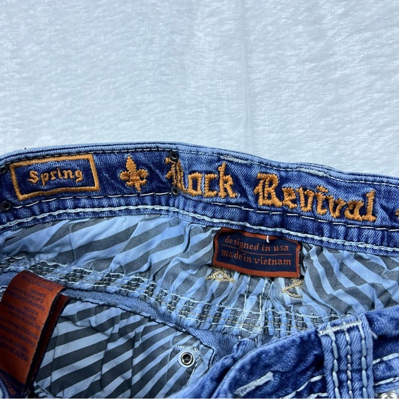 RARE Rock Revival Easy Boot Spring Jeans Size 26 - Picture 5 of 8